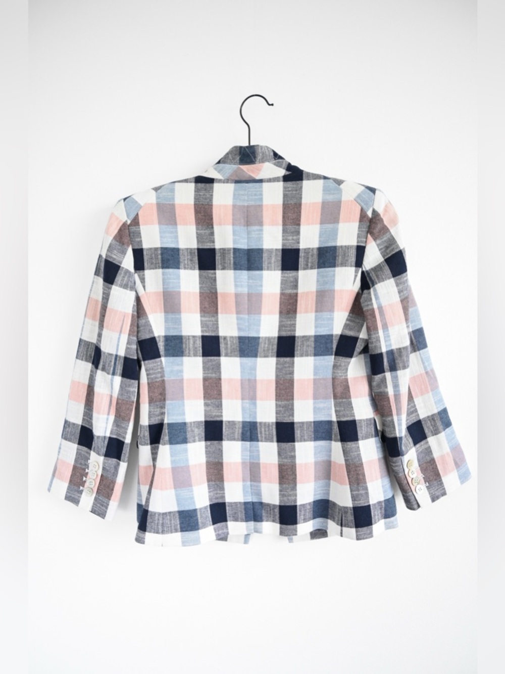 Veronica Beard Schoolboy Dickey Plaid Blazer, Size 4, Great Condition - Picture 8 of 10